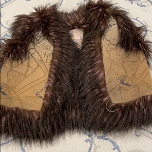 furry girl vest